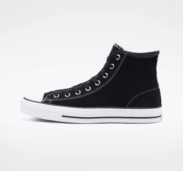 Converse CONS Chuck Taylor All Star Pro Süet Erkek High Top Beyaz Mango | 8451-EDFKP