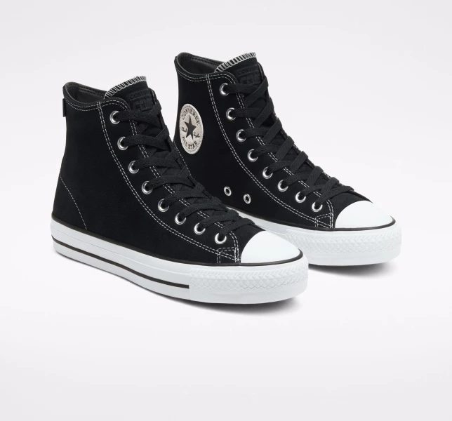 Converse CONS Chuck Taylor All Star Pro Süet Erkek High Top Beyaz Mango | 8451-EDFKP