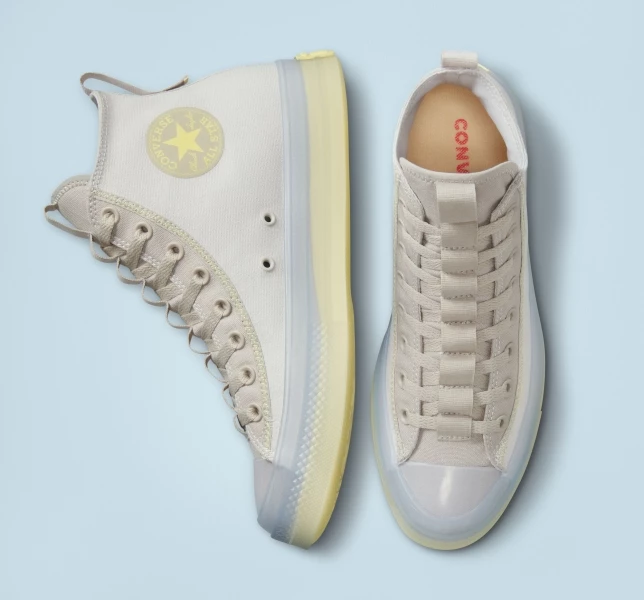 Converse Chuck Taylor All Star CX Explore Desert Sunset Erkek High Top Beyaz Siyah Beyaz | 4270-FUHYG