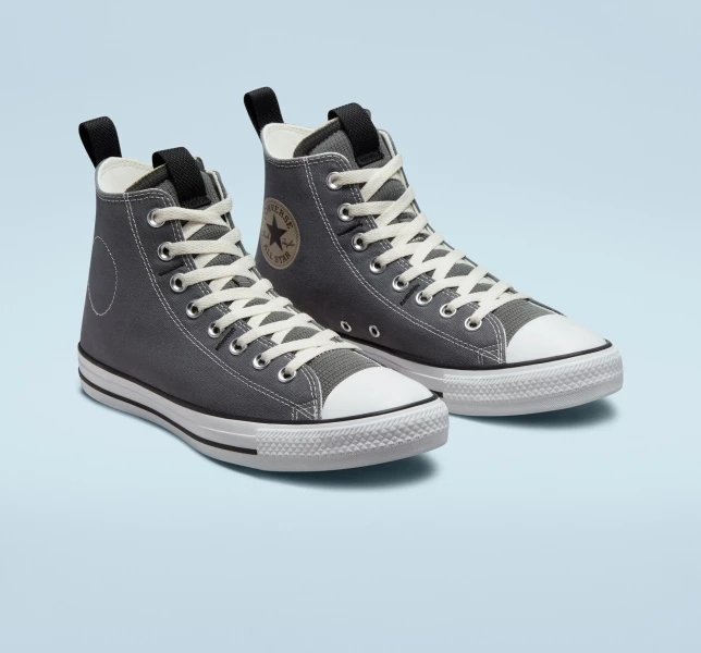 Converse Chuck Taylor All Star Deco Stitch Erkek High Top Beyaz | 5213-AFOYH