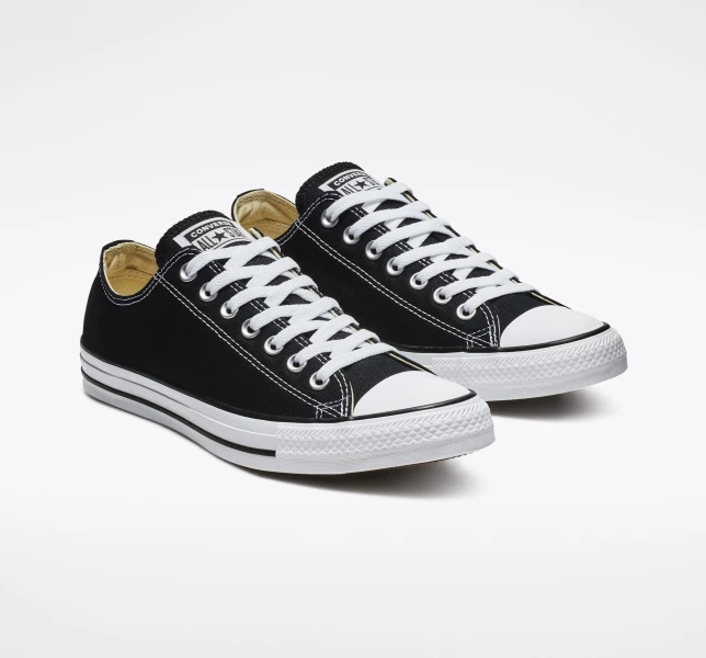 Converse Chuck Taylor All Star Klasik Erkek Low Top Siyah Beyaz | 0458-ITCEK