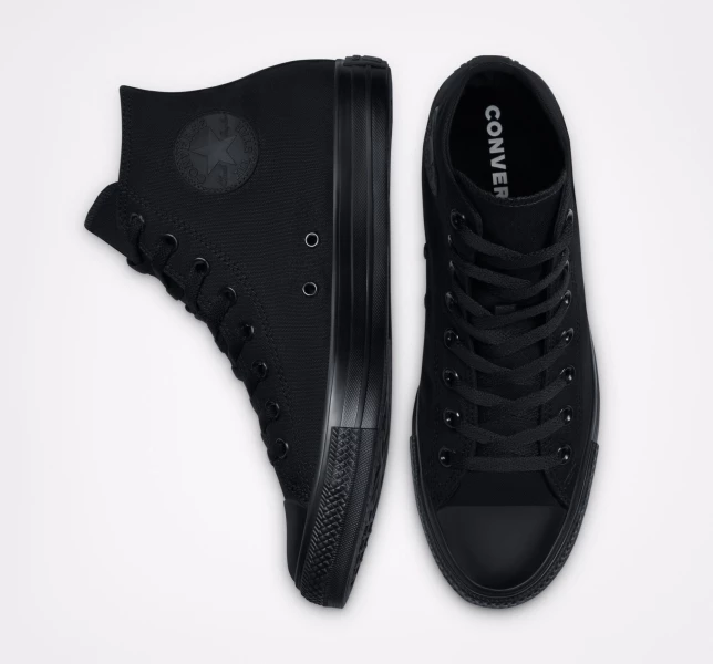 Converse Chuck Taylor All Star Klasik Erkek High Top Beyaz Siyah Kırmızı | 6270-QSJEP