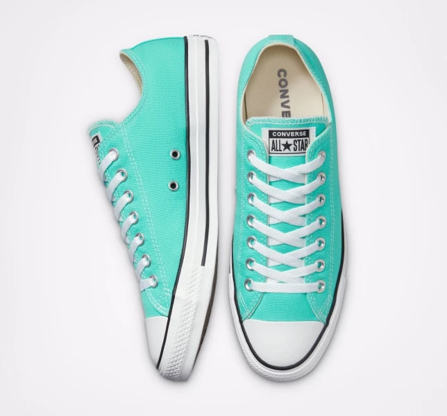 Converse Chuck Taylor All Star Seasonal Color Erkek Low Top Kırmızı Mavi | 6385-UJKBH