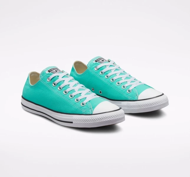 Converse Chuck Taylor All Star Seasonal Color Erkek Low Top Kırmızı Mavi | 6385-UJKBH