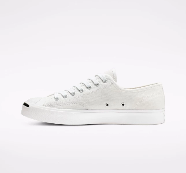 Converse Jack Purcell Kanvas Erkek Low Top Siyah Siyah Beyaz | 8247-RCVOS