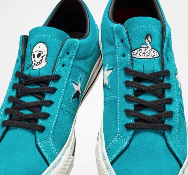 Converse One Star Pro Sean Pablo Erkek Low Top Haki Siyah | 6052-IKBQF