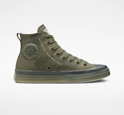 Converse Chuck Taylor All Star CX Global Patch Logo Erkek High Top Gri Siyah Siyah | 3062-PAWQK