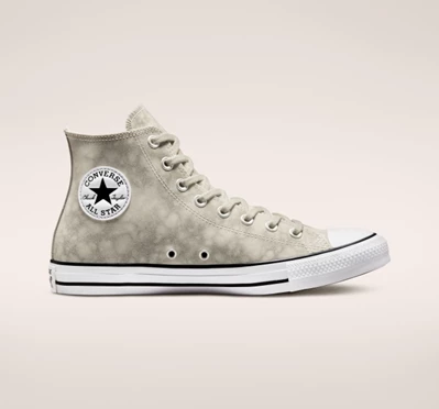 Converse Chuck Taylor All Star Distressed Deri Erkek High Top Beyaz | 1396-UBJNL