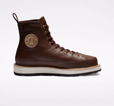 Converse Chuck Taylor Crafted Boot Erkek High Top Beyaz Beyaz | 5463-TRZNM